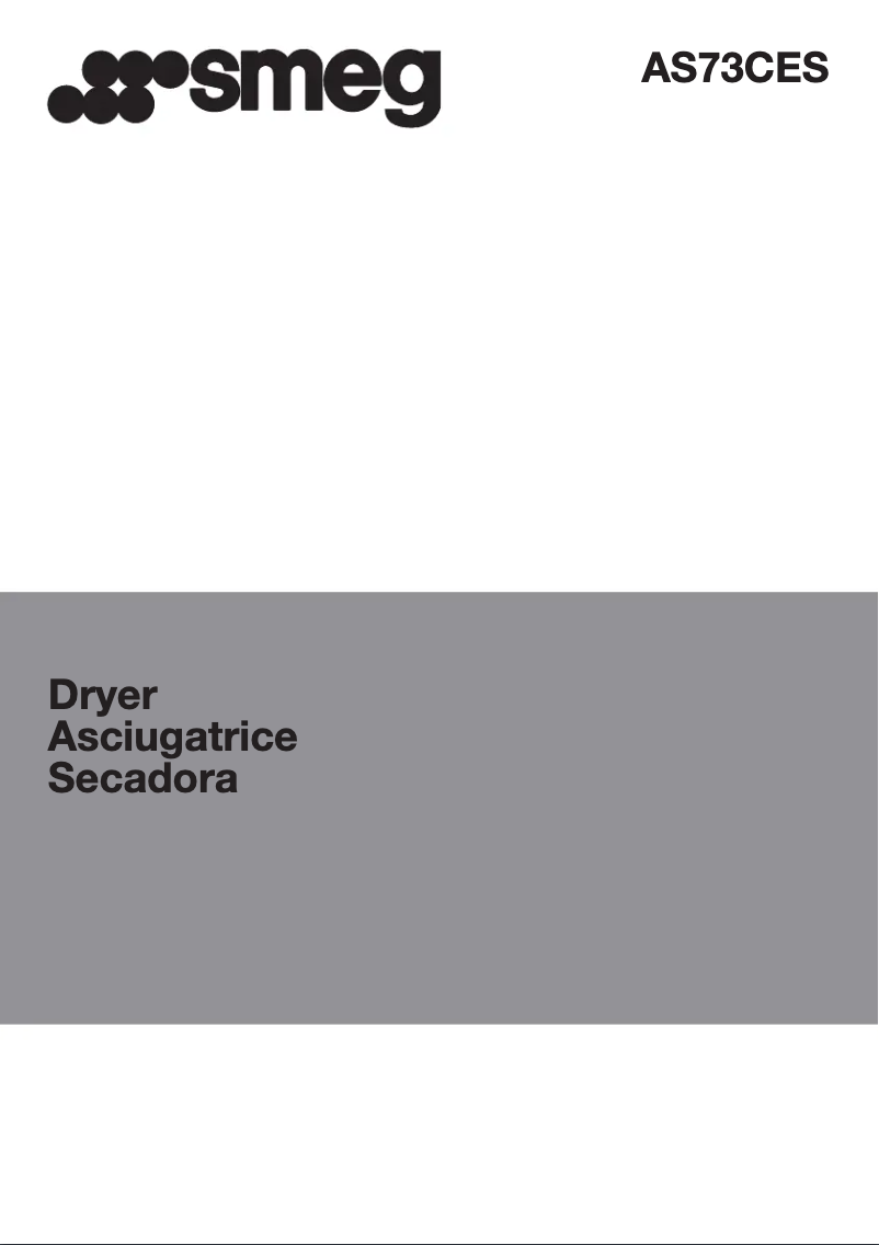Page n°1 - Manuel utilisateur Smeg AS73CES