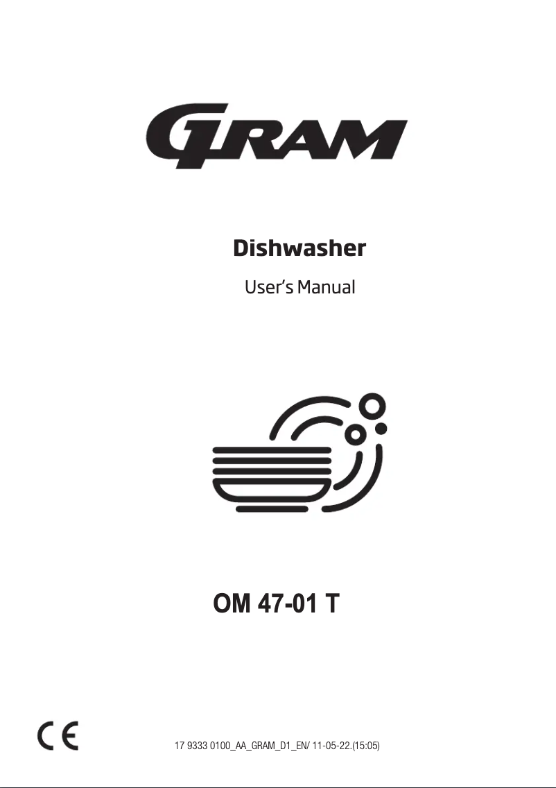 Page n°1 - Manuel utilisateur Gram OM 47-01 T