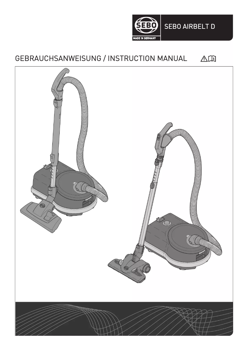 Page n°1 - Manuel utilisateur Sebo Airbelt D2 Eco 700