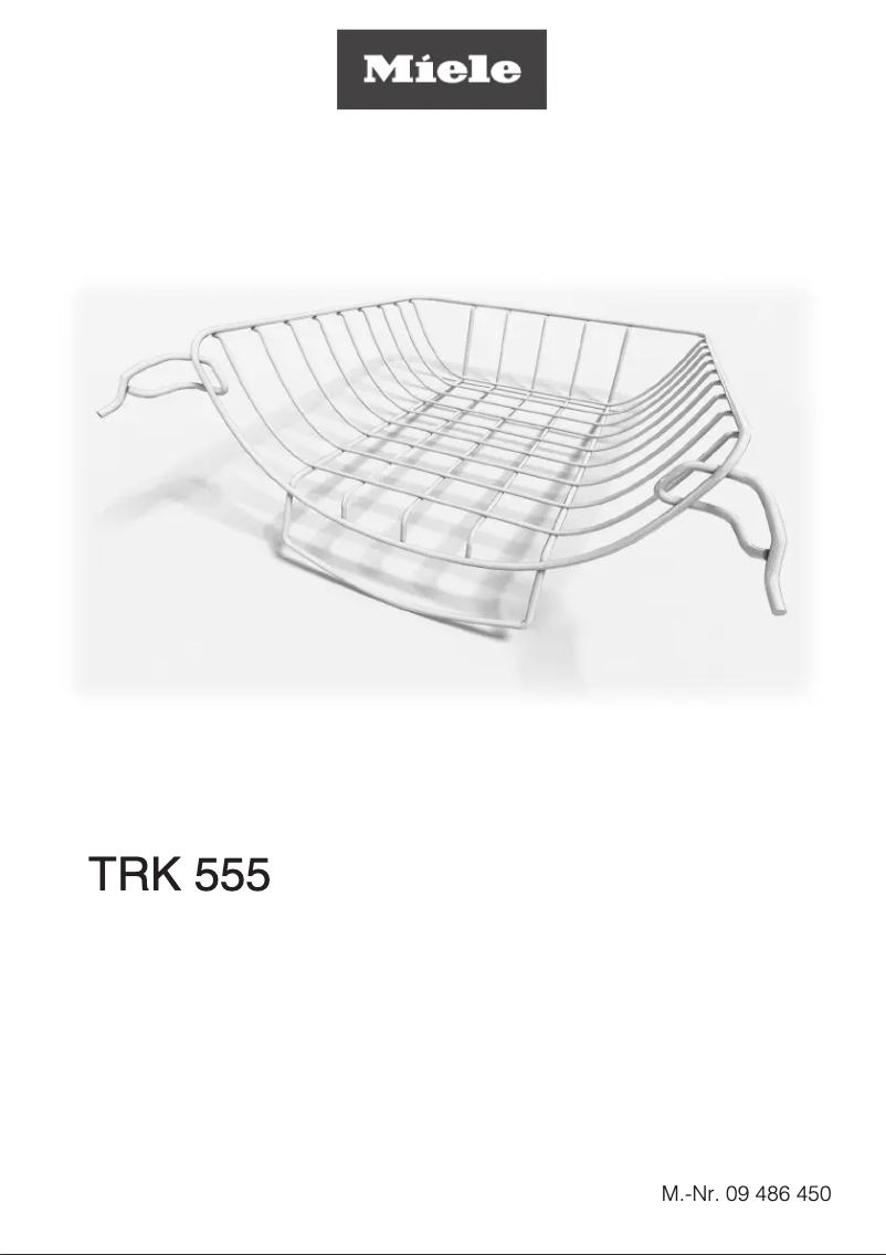 Página 1 del manual Ficha técnica Miele TRK555