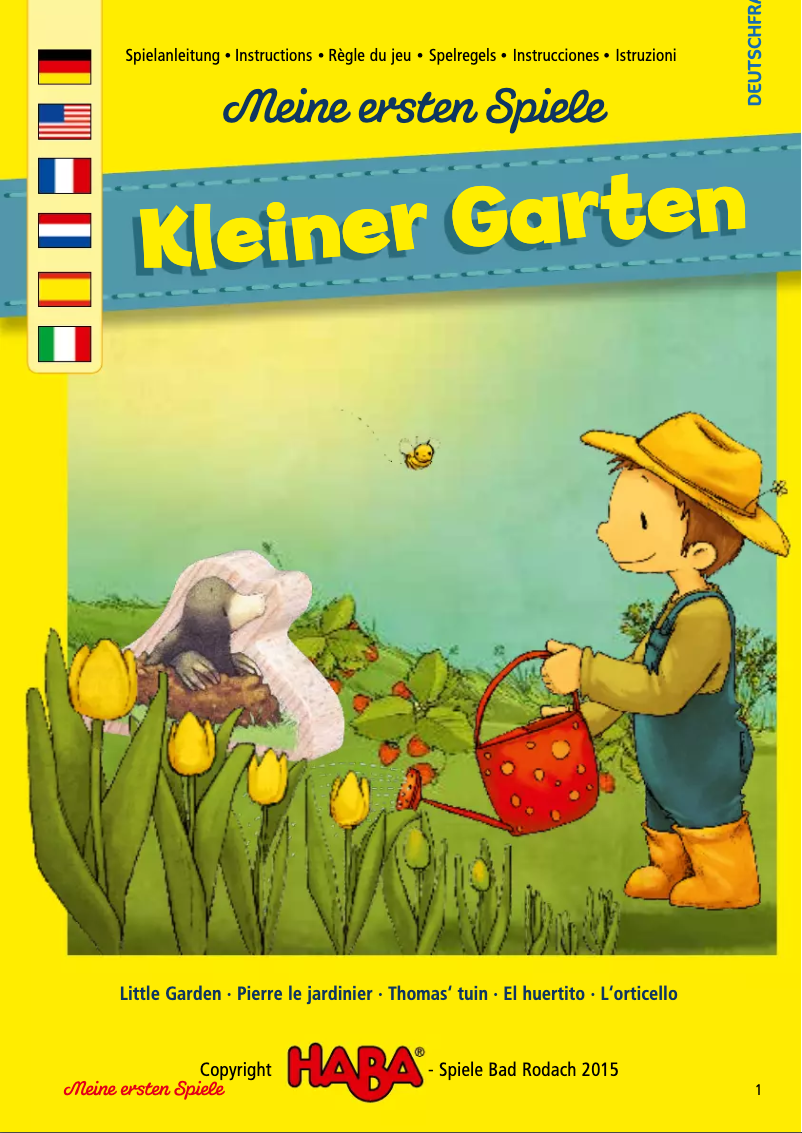 Page n°1 - Manuel utilisateur HABA Kleiner Garten