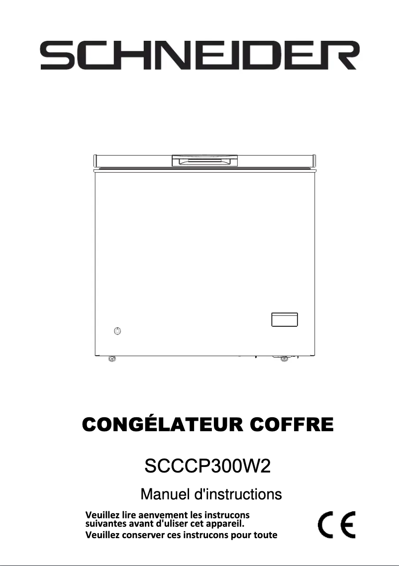Image de la première page du manuel de l'appareil SCCCP300W2