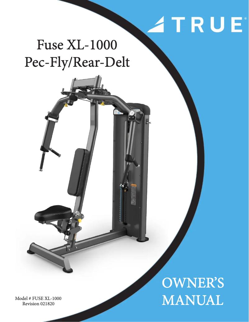 Page 1 de la notice Manuel utilisateur True Fuse XL-1000