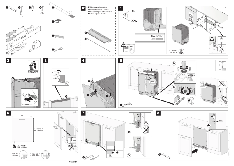 Image de la première page du manuel de l'appareil DW7113XA