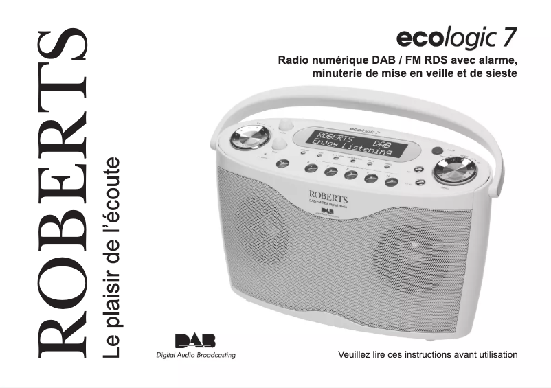Page n°1 - Manuel utilisateur Roberts Ecologic 7