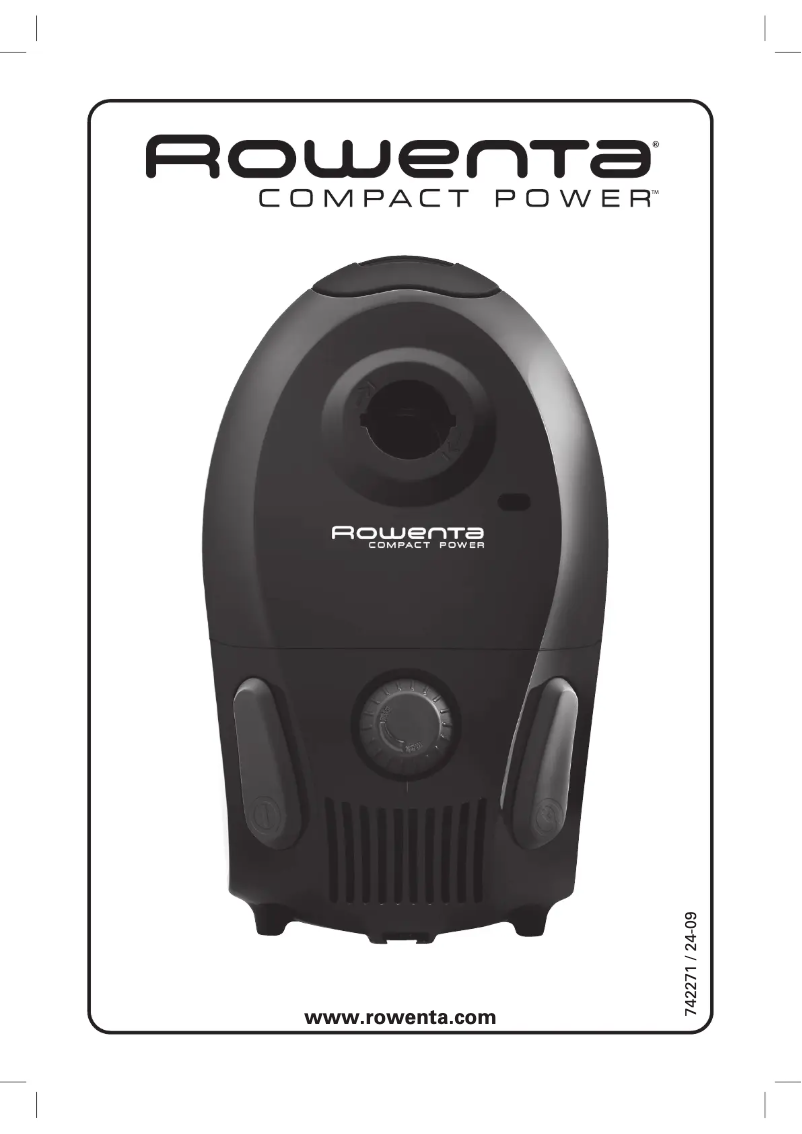 Page n°1 - Manuel utilisateur Rowenta Compact Power RO3841
