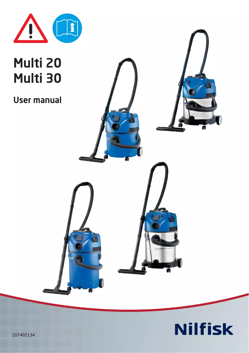 Página 1 del manual Manual de usuario Nilfisk Multi 30