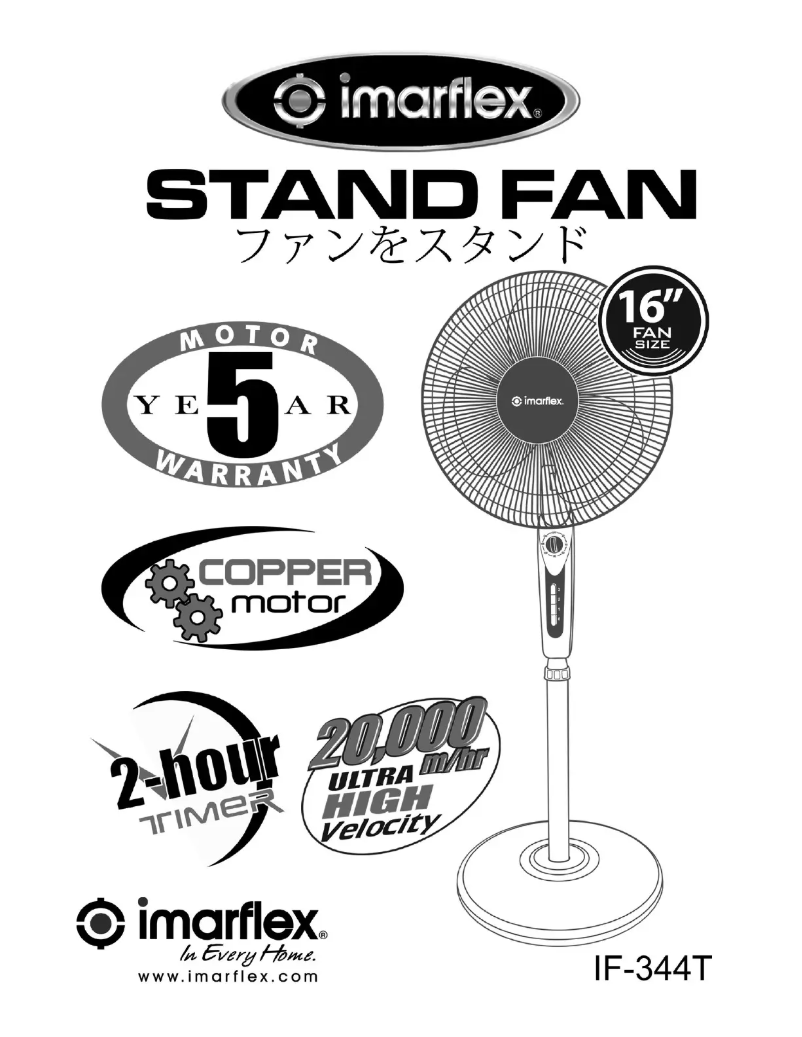 Page 1 de la notice Manuel utilisateur Imarflex IF-344T