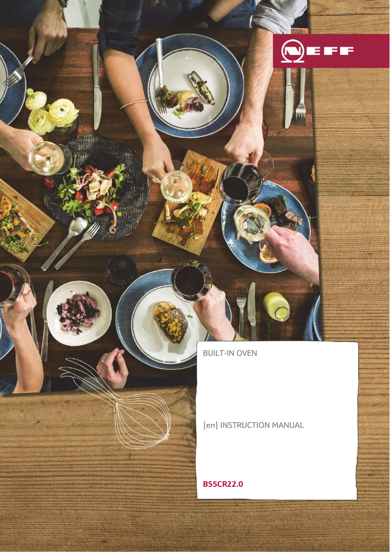 Page 1 de la notice Manuel d'utilisation et d'entretien Neff B55CR22N0