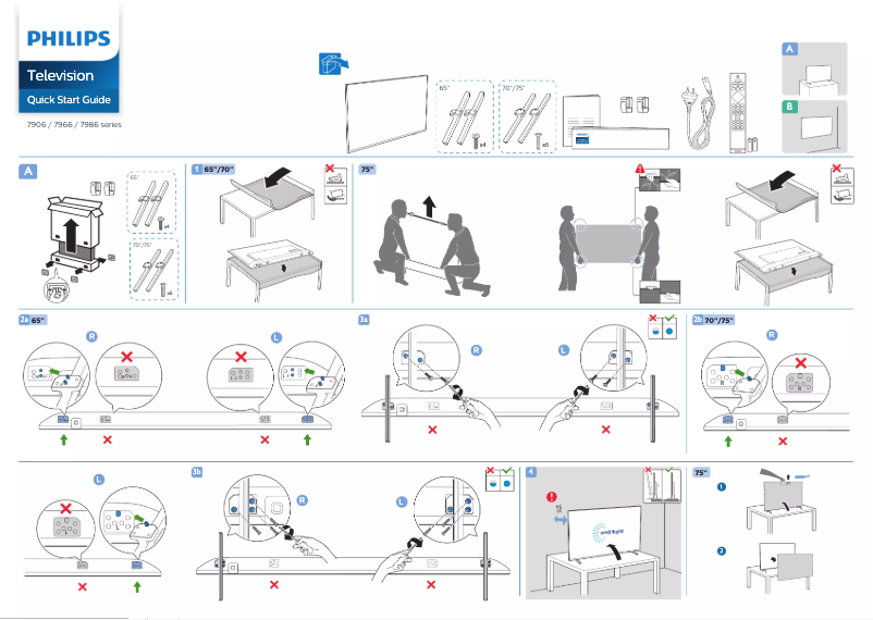 Image de la première page du manuel de l'appareil 65PUN7906