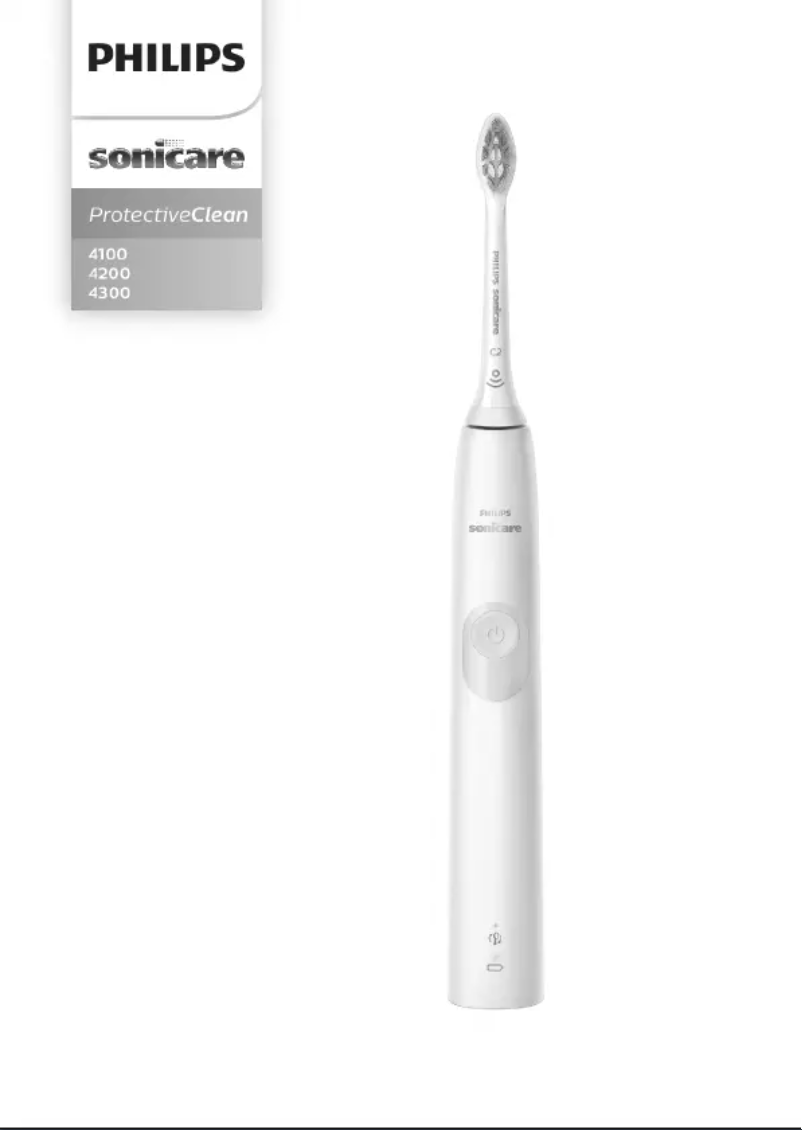 Página 1 del manual Manual de usuario Philips Sonicare ProtectiveClean 4300 HX6804