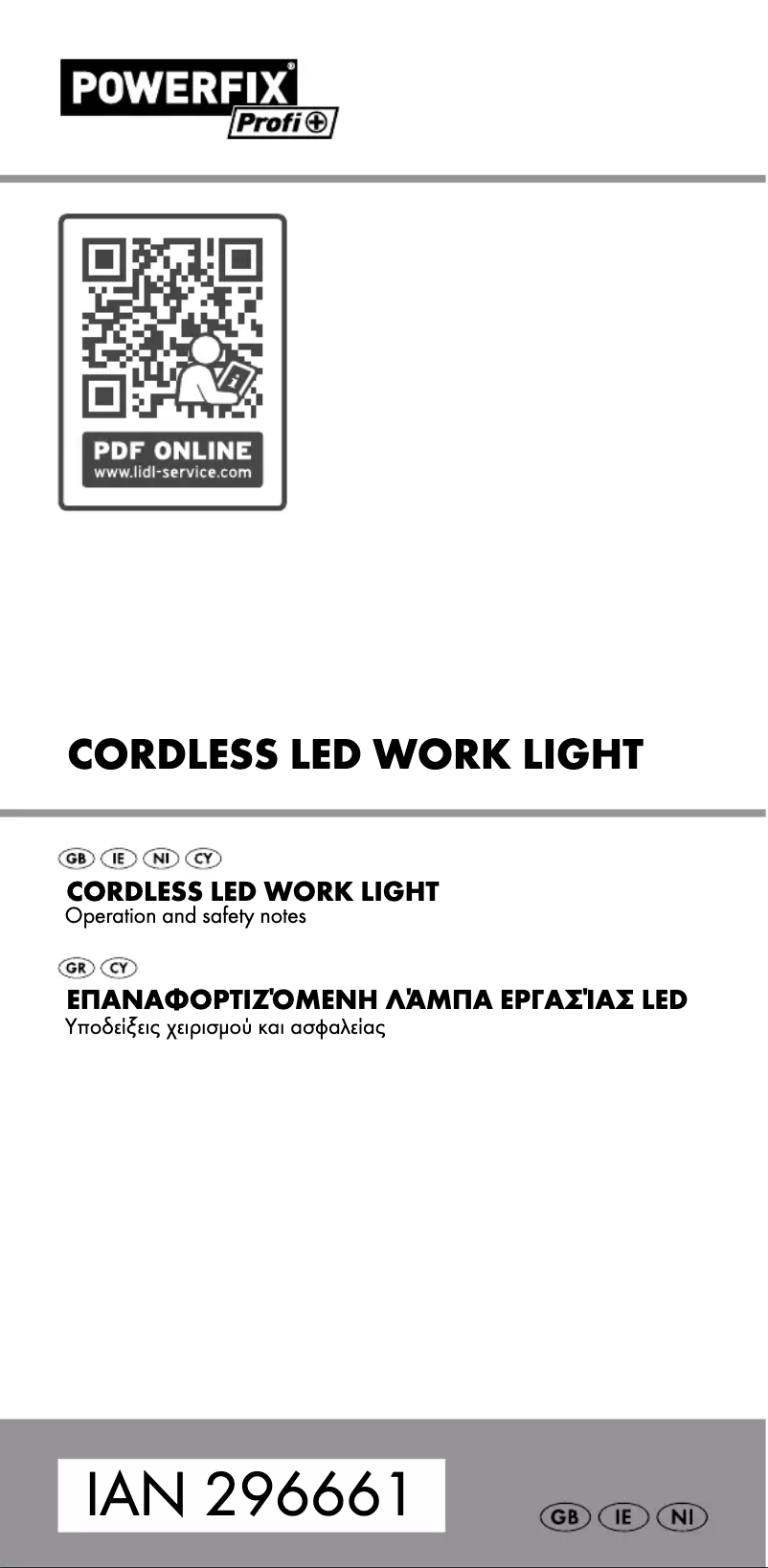 Página 1 del manual Manual de usuario Powerfix HG04346A-BS