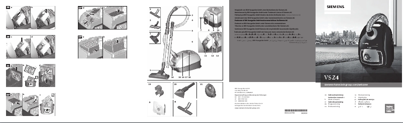 Image de la première page du manuel de l'appareil VSZ4G230