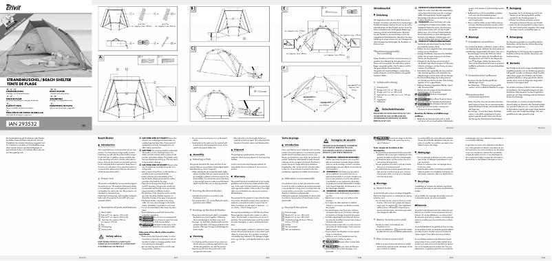 Image de la première page du manuel de l'appareil IAN 293532
