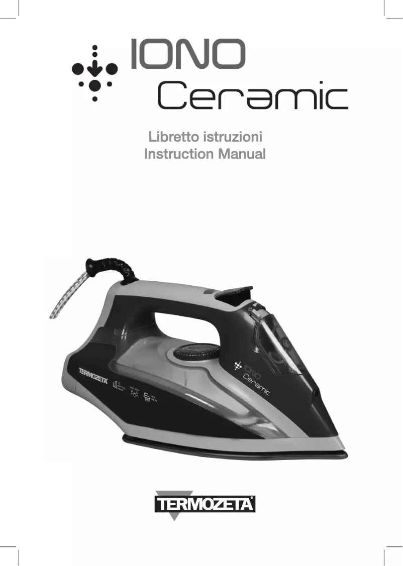 Page 1 de la notice Manuel utilisateur Termozeta New Iono Ceramic 73466N