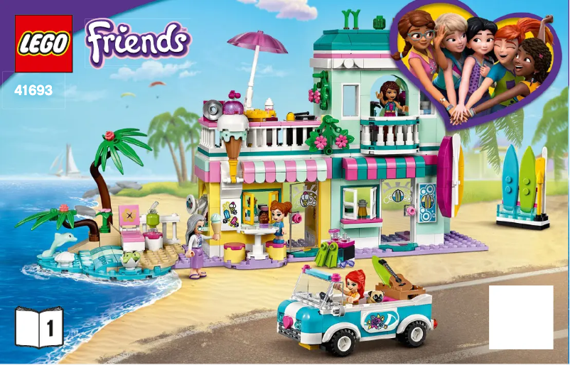 Page 1 de la notice Manuel utilisateur Lego Friends 41693