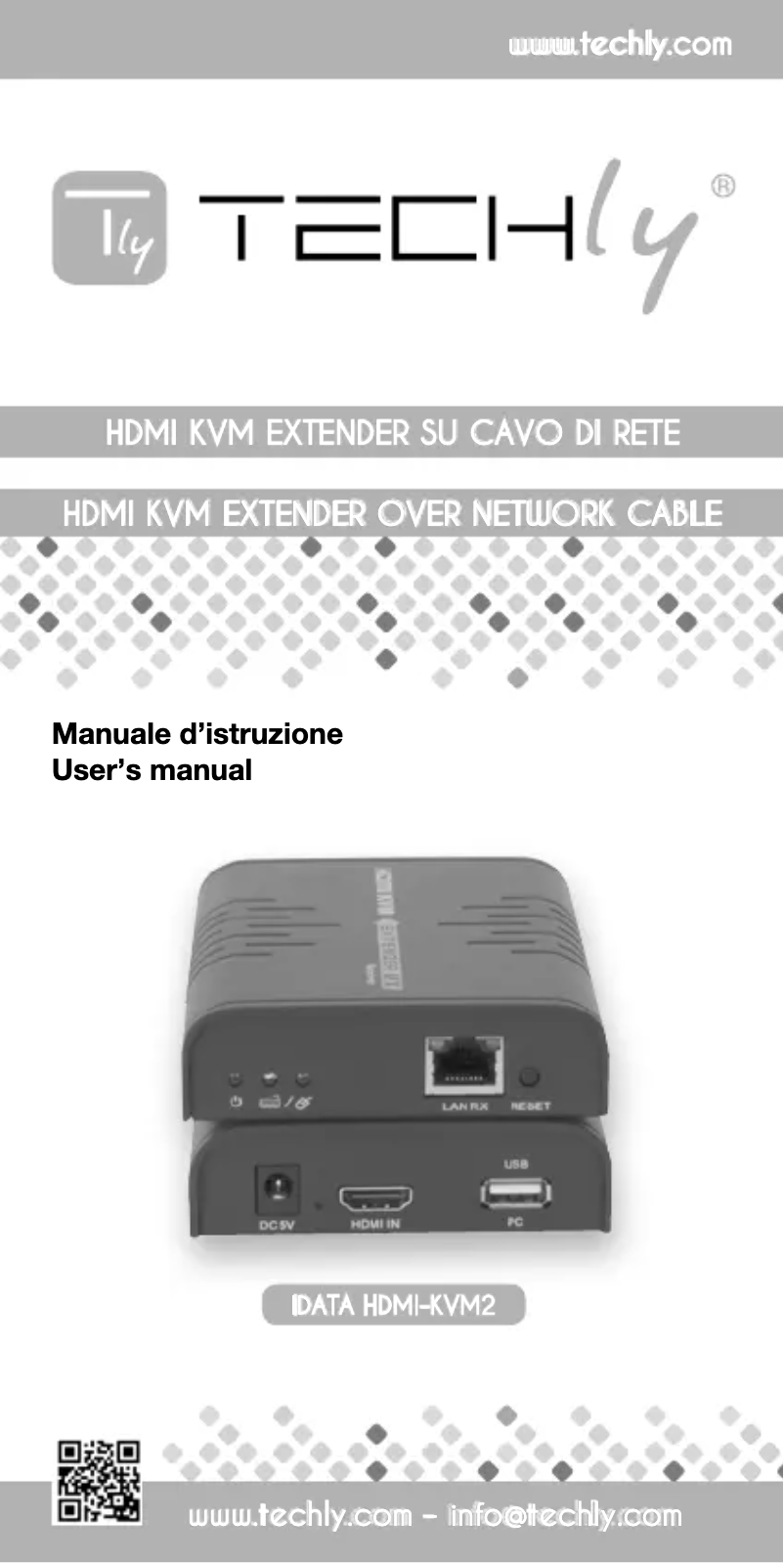 Image de la première page du manuel de l'appareil IDATA HDMI-KVM2