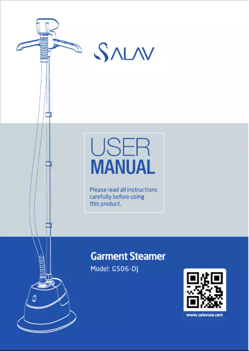 Image de la première page du manuel de l'appareil GS06-DJ