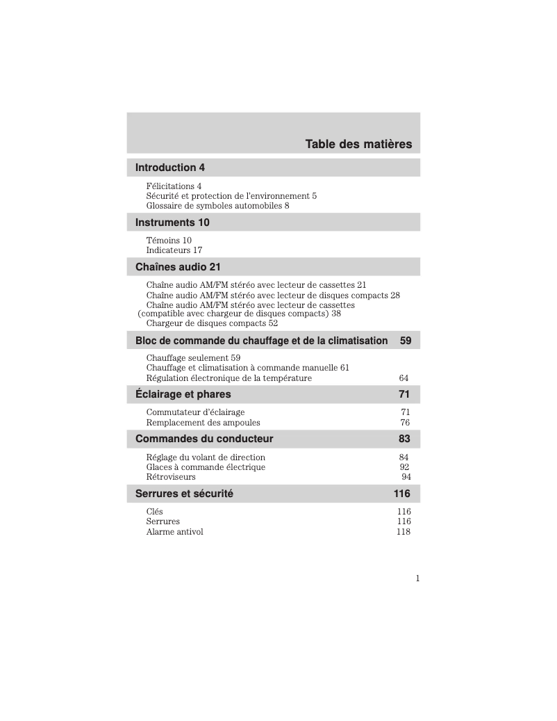 Página 1 del manual Manual de usuario Ford F-150 (2002)