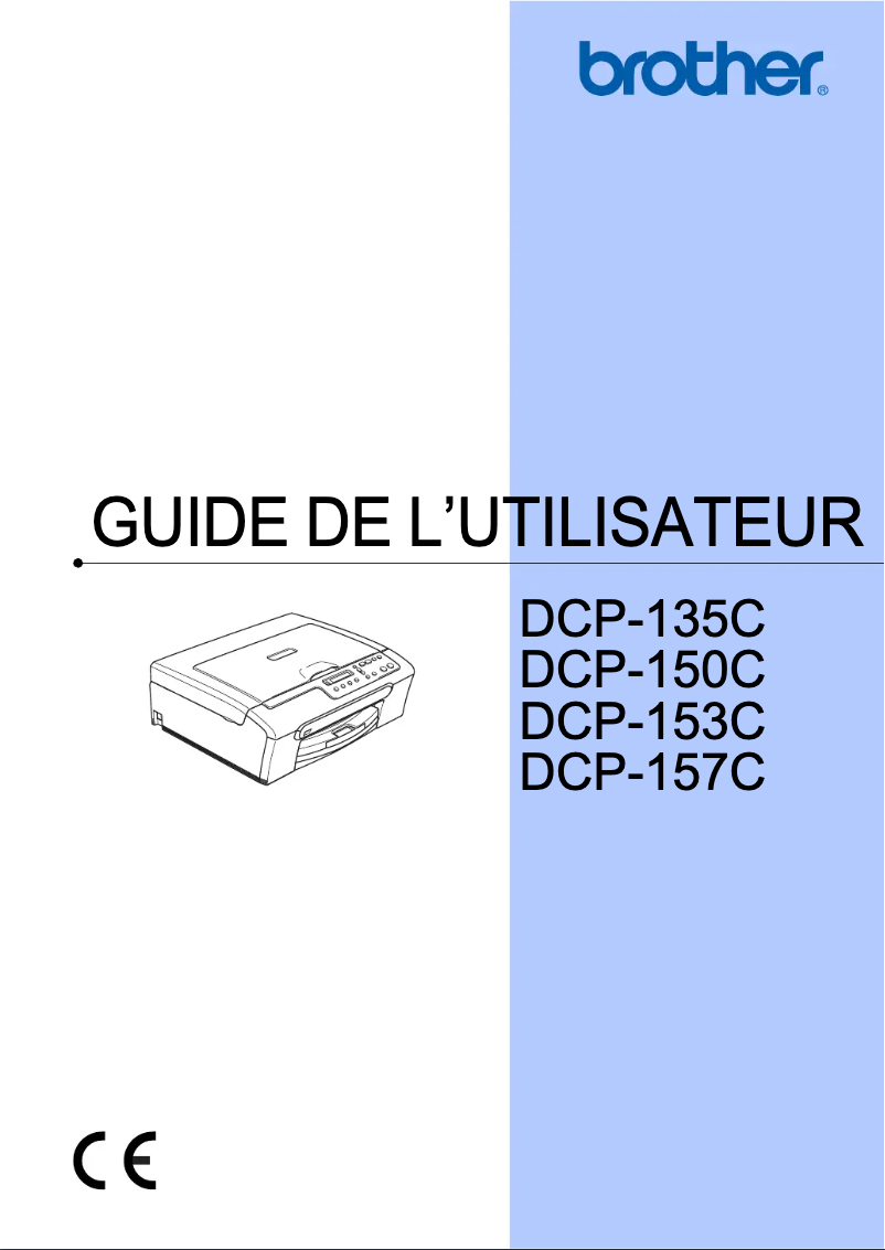 Page n°1 - Manuel utilisateur Brother DCP-153C