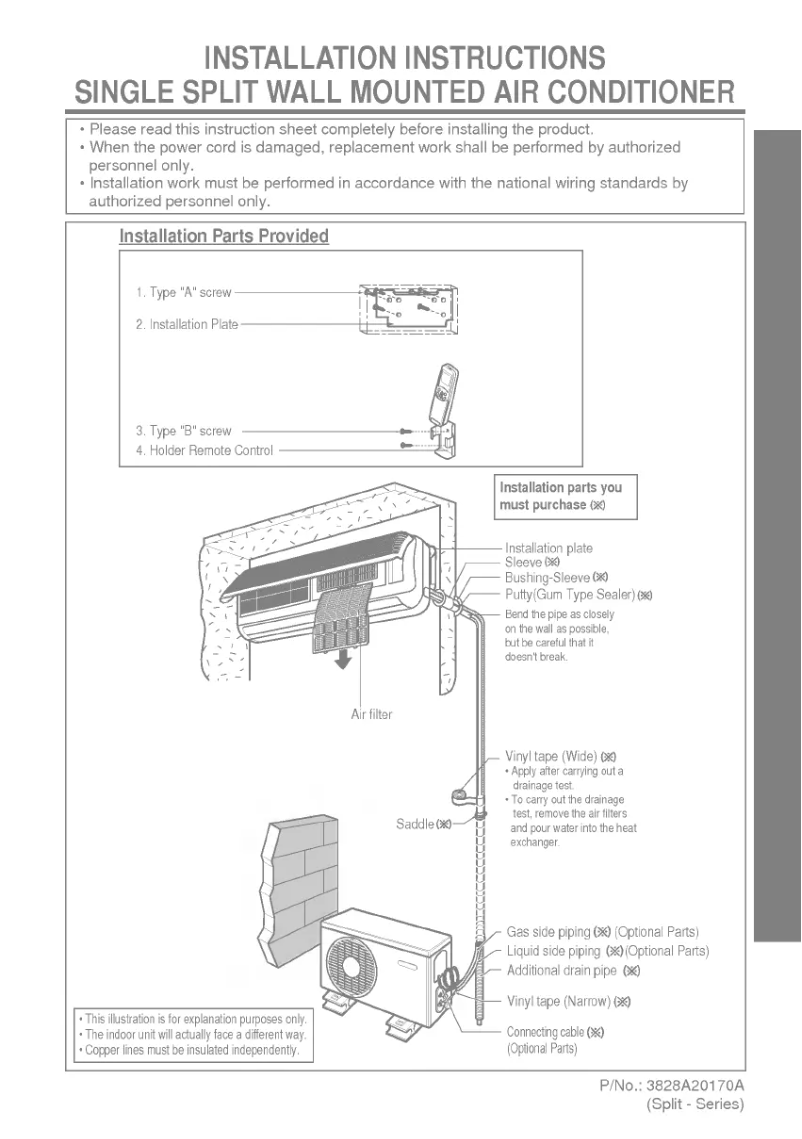 Page 1 de la notice Manuel utilisateur LG AS-H186TLB0