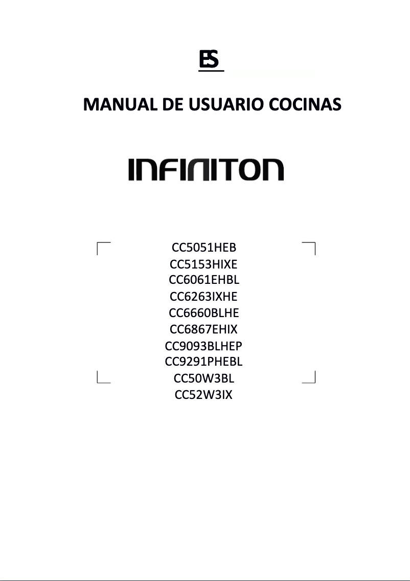 Page 1 de la notice Manuel utilisateur Infiniton CC6867EHIX