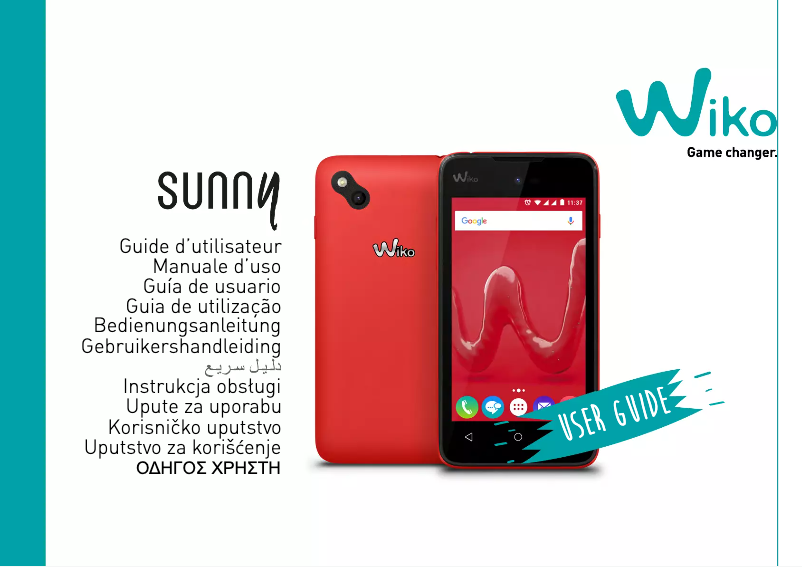 Image de la première page du manuel de l'appareil Sunny