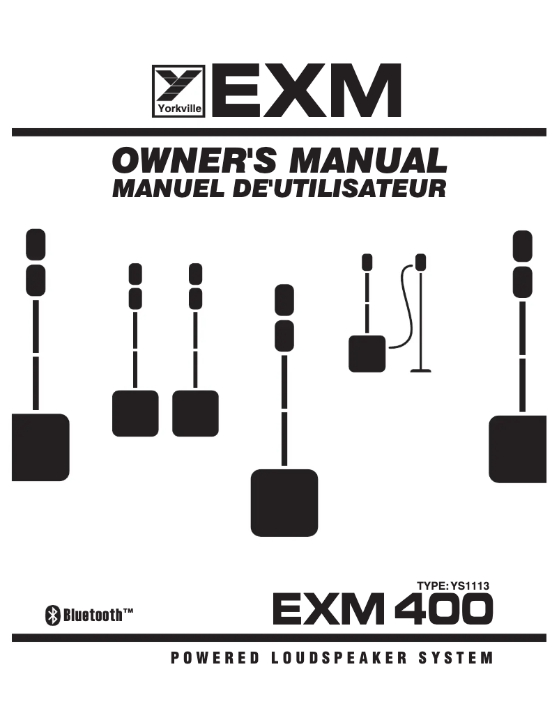 Página 1 del manual Manual de usuario Yorkville Excursion Mini EXM400