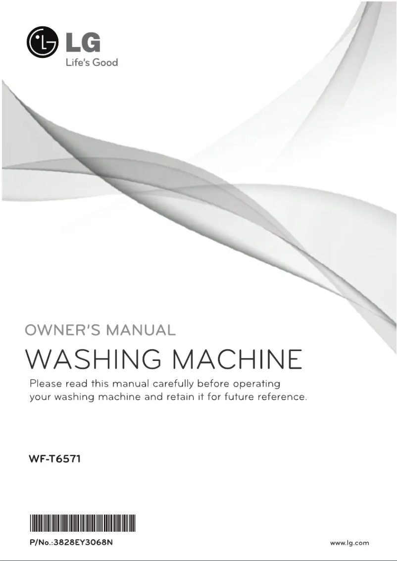 Page n°1 - Manuel utilisateur LG WF-T6571