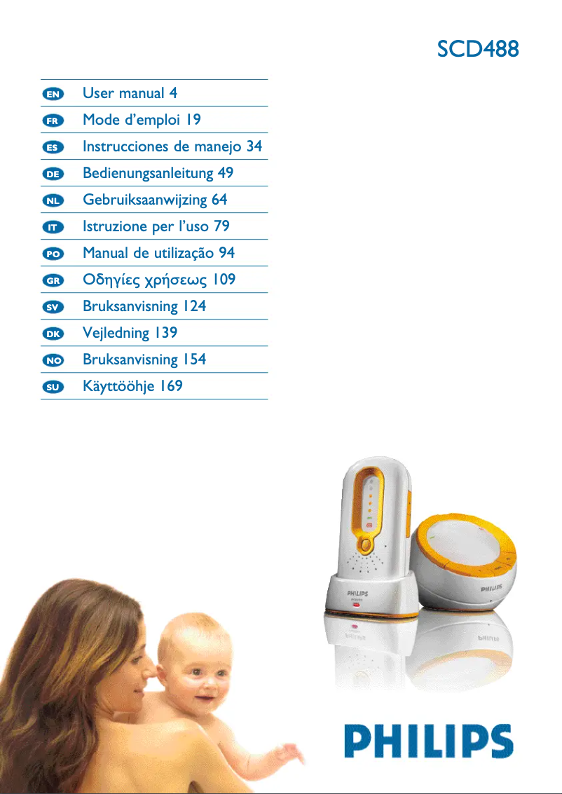 Page n°1 - Manuel utilisateur Philips SCD488