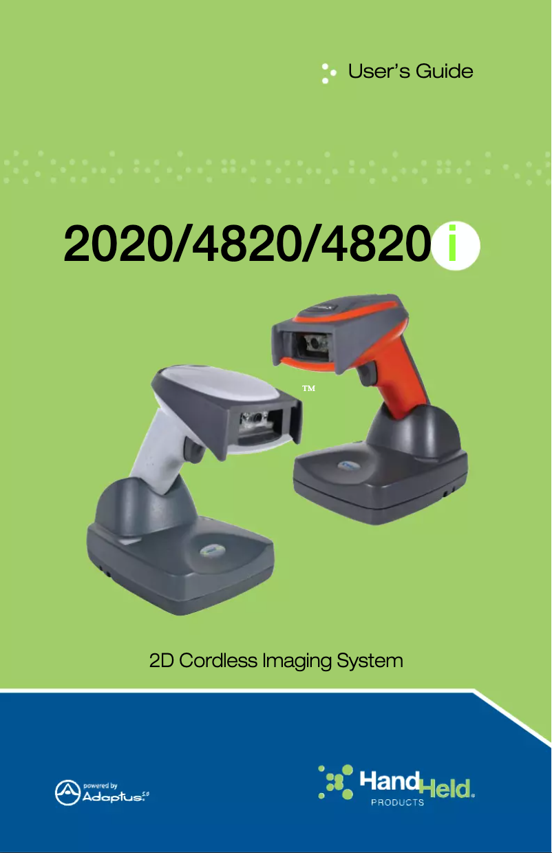 Page n°1 - Manuel utilisateur Honeywell 4800i