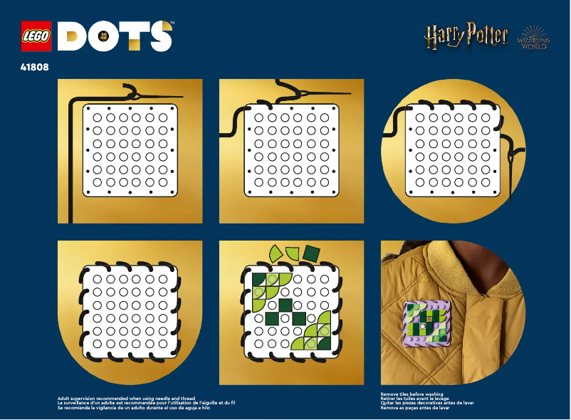 Page n°1 - Manuel utilisateur Lego DOTS 41808