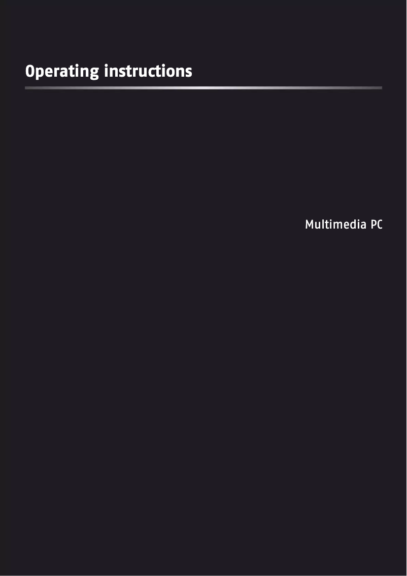 Image de la première page du manuel de l'appareil Elite Power i3-3220