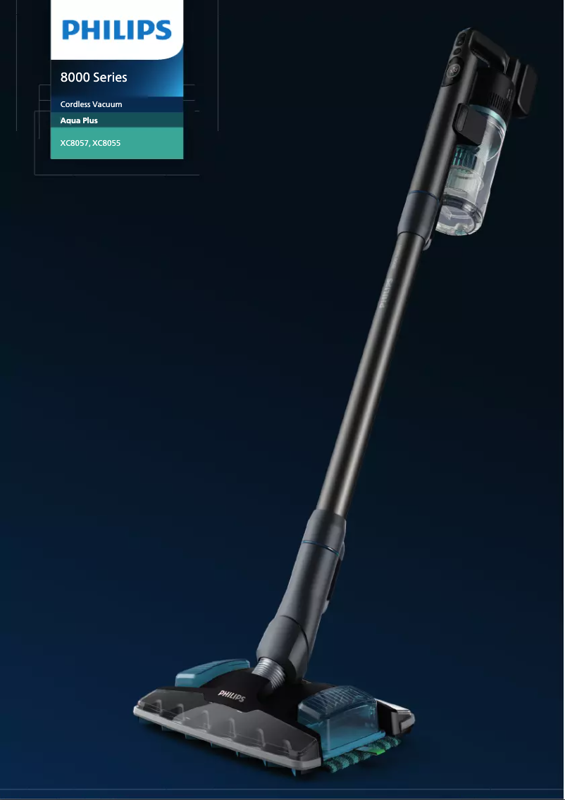 Image de la première page du manuel de l'appareil Aqua Plus XC8057