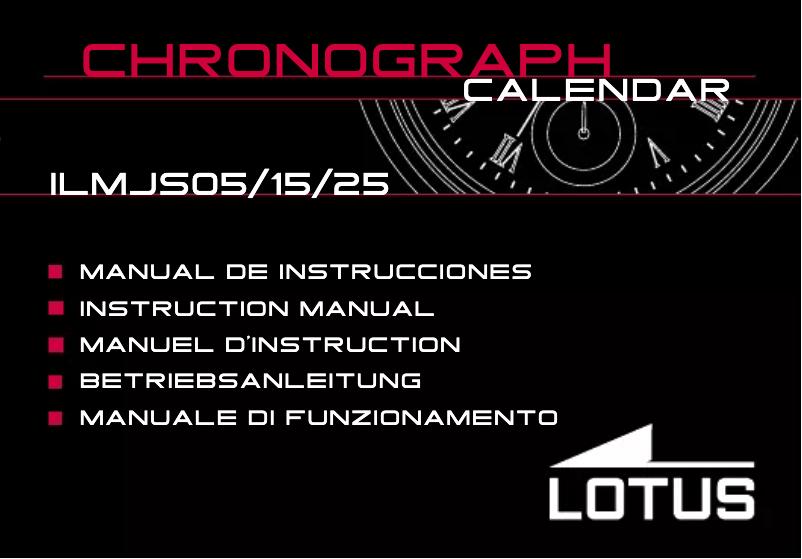 Page 1 de la notice Manuel utilisateur Lotus 10126