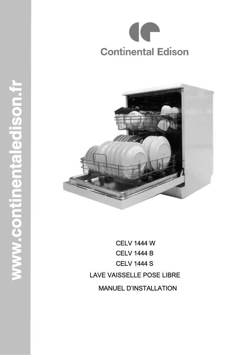Page 1 de la notice Manuel utilisateur Continental Edison CELV1444B