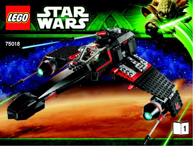 Image de la première page du manuel de l'appareil Star Wars Jek-14's Stealth Starfighter