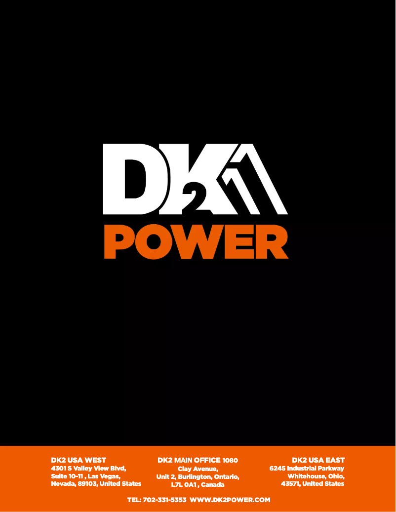 Page 1 de la notice Fiche technique DK2 Power OPC506