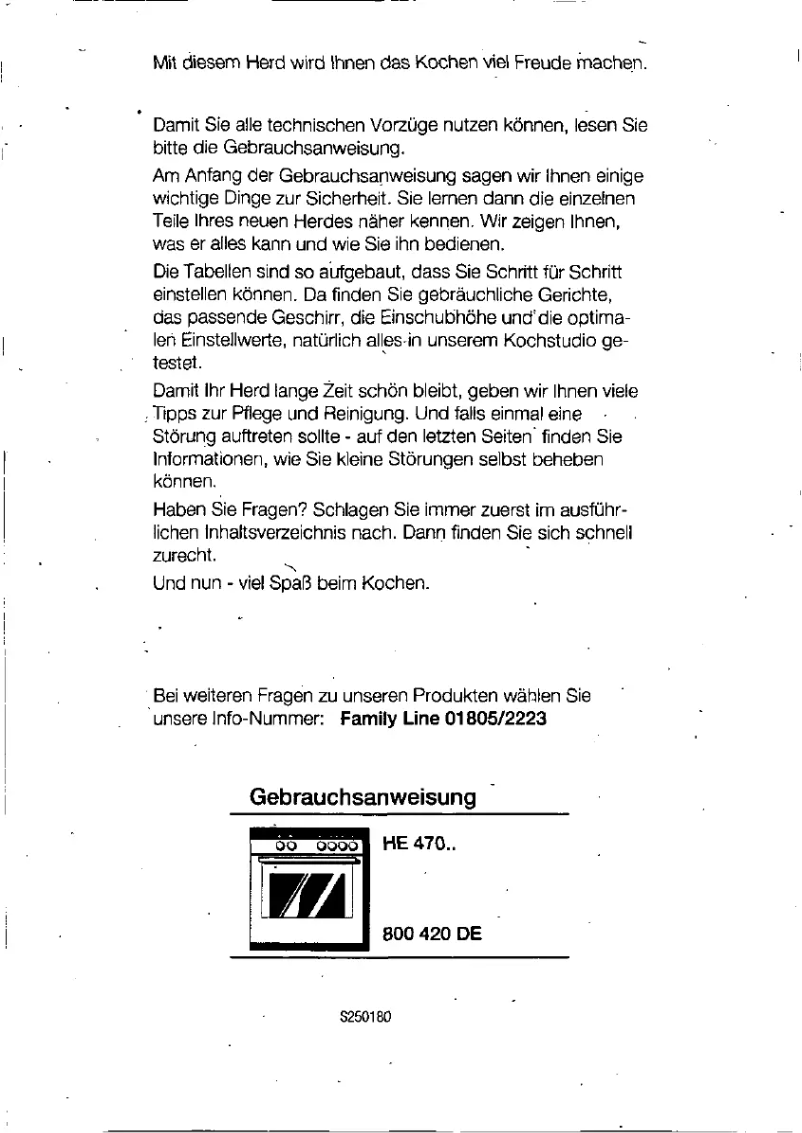 Page n°1 - Manuel utilisateur Siemens HE47064