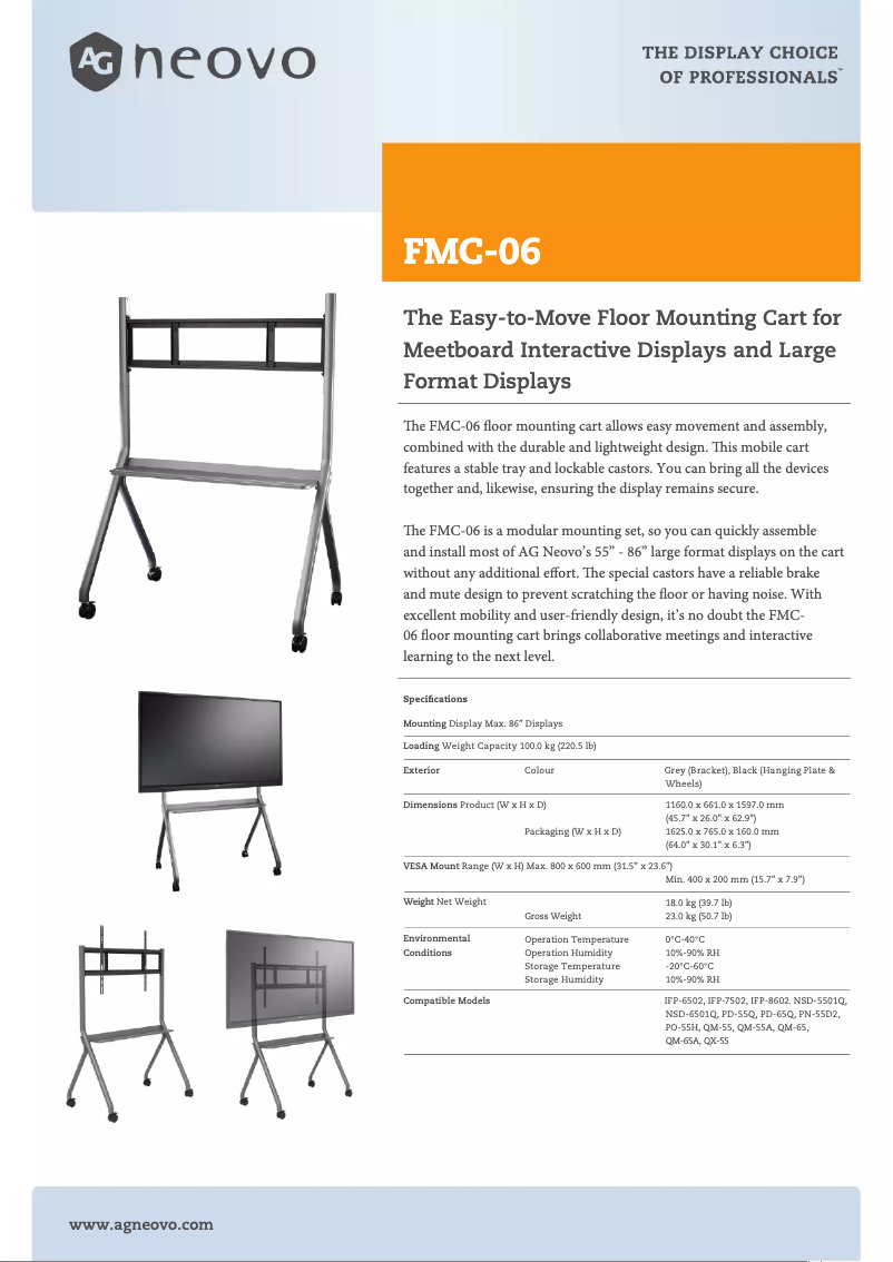 Image de la première page du manuel de l'appareil FMC-06