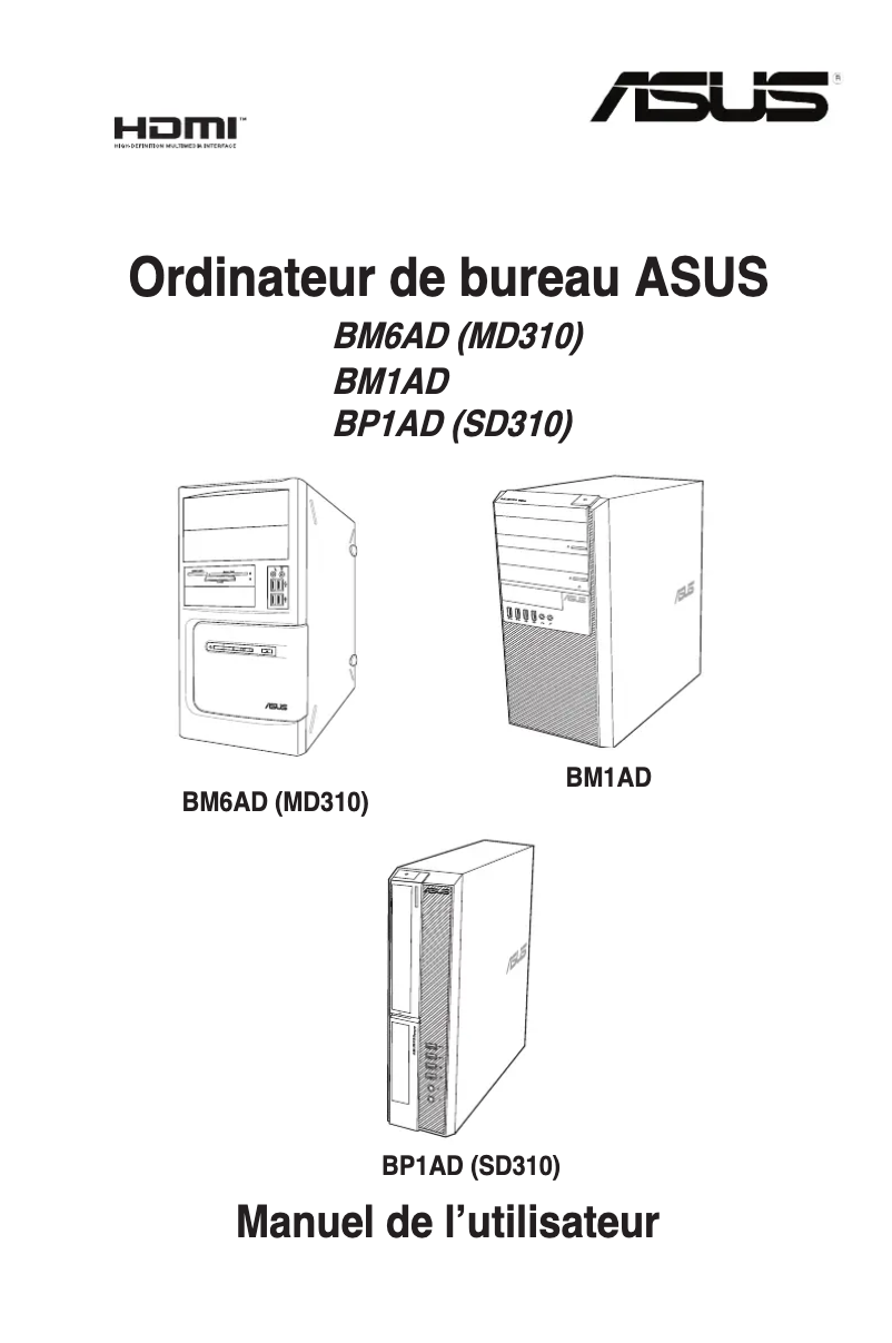Page n°1 - Manuel utilisateur Asus BM6AD