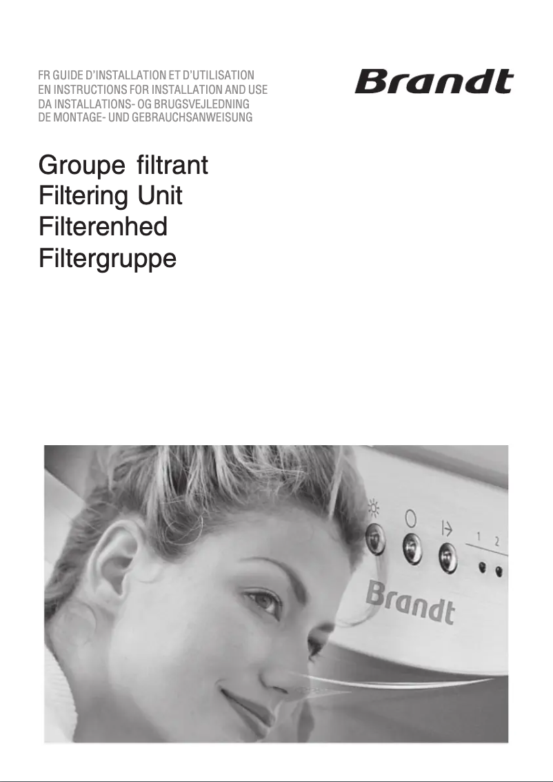 Page n°1 - Manuel utilisateur Brandt AG9501X