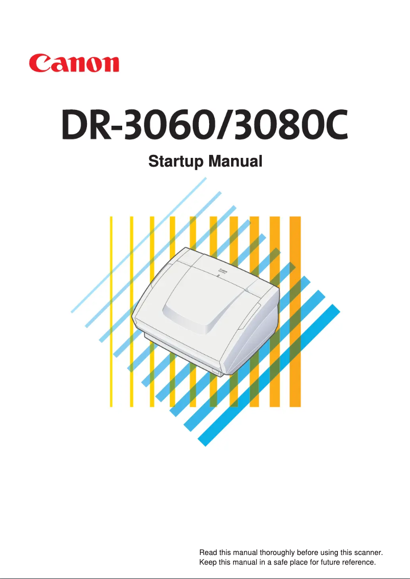 Image de la première page du manuel de l'appareil imageFORMULA DR-3060