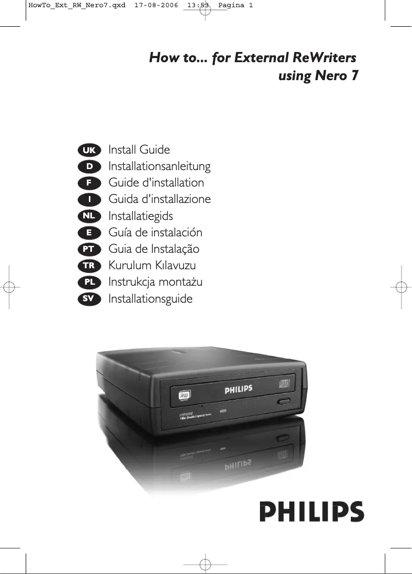 Image de la première page du manuel de l'appareil SPD3800CC