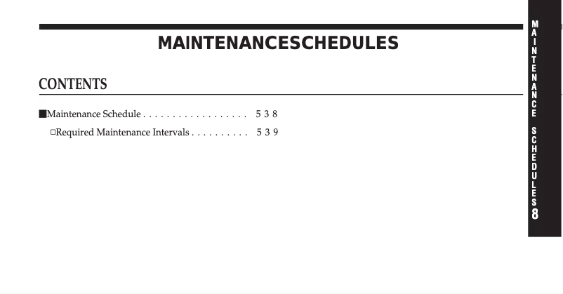 Page 1 de la notice Manuel d'utilisation et d'entretien Jeep Grand Cherokee (2011)