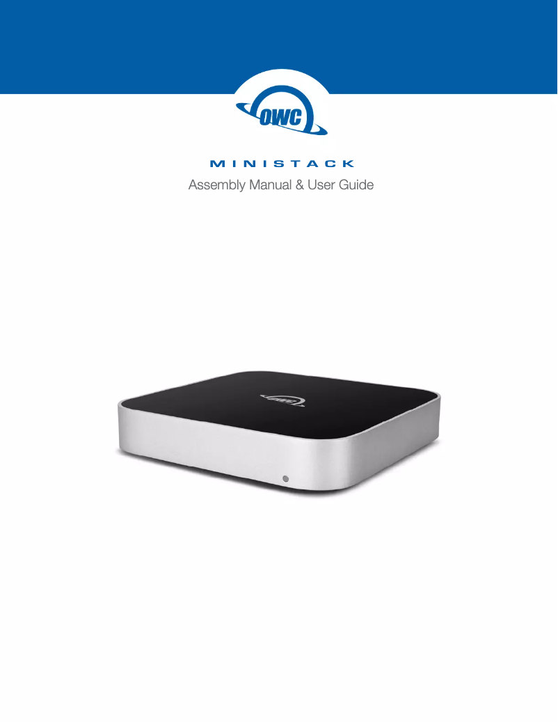 Page n°1 - Manuel utilisateur OWC MiniStack