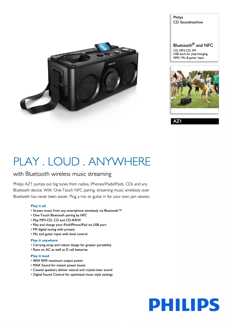 Image de la première page du manuel de l'appareil AZ1