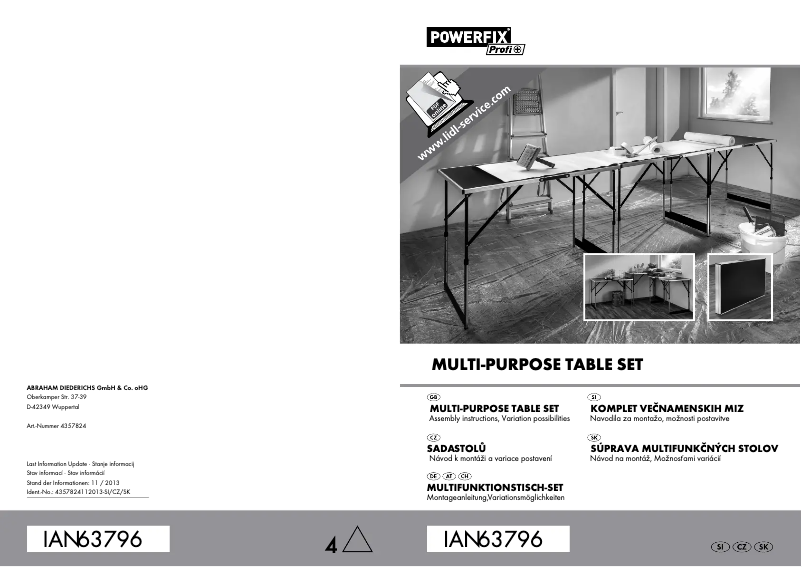 Página 1 del manual Manual de usuario Powerfix IAN 63796