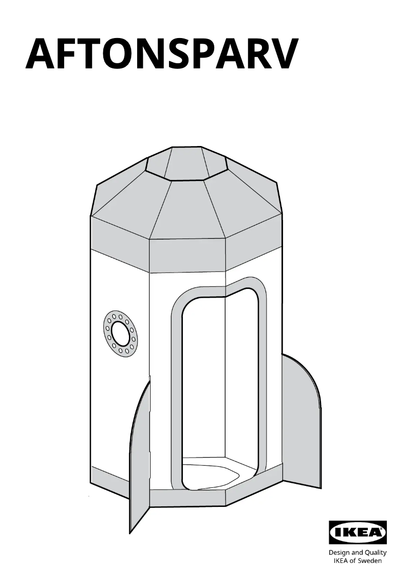 Image de la première page du manuel de l'appareil AFTONSPARV 805.564.63