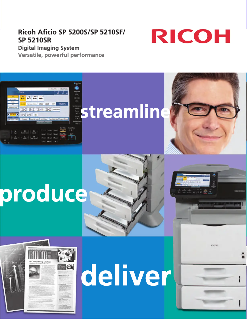 Page n°1 - Manuel utilisateur Ricoh SP 5210SF